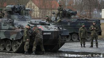 Німецькі танки розмістили у Литві в рамках рішення НАТО про посилення східного флангу Альянсу
