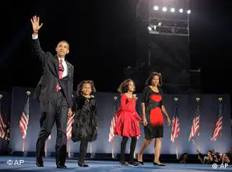 美国下届总统奥巴马和家人