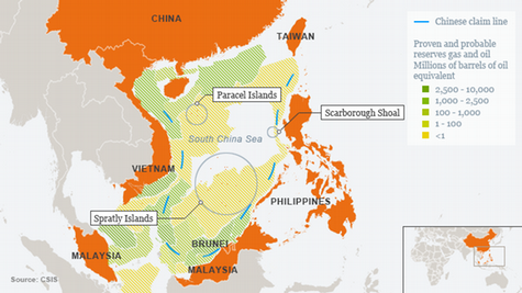 Cina Coba Memperkuat Klaim di Laut Cina Selatan