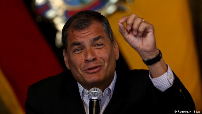 Ecuador PK Präsident Rafael Correa in Quito (Reuters/M. Bazo)