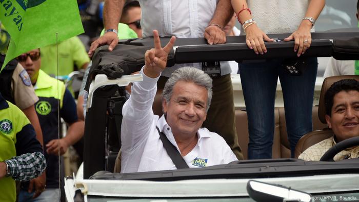 Ecuador Präsidentschaftskandidat Lenin Moreno (Getty Images/AFP/R. Buendia)