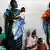 Süd-Sudan Mütter und Kinder beim UNICEF-Gesundheitszentrum in Nimini village