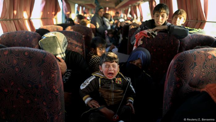 Irak Kampf um Mossul Flüchtlinge (Reuters/Z. Bensemra)