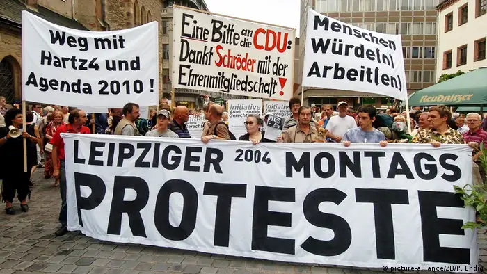 Deutschland - Montagsdemonstration in Leipzig