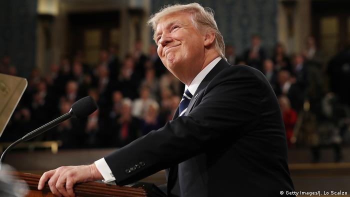 USA Donald Trump vor dem US-Kongress in Washington (Getty Images/J. Lo Scalzo)