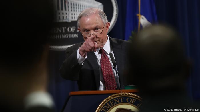 USA Justizminister Jeff Sessions | Erklärung zu Russland-Kontakten (Getty Images/W. McNamee)