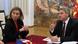 Mazedonien EU Federica Mogherini mit Gjorge Ivanov in Skopje Mazedonien EU Federica Mogherini mit Gjorge Ivanov in Skopje