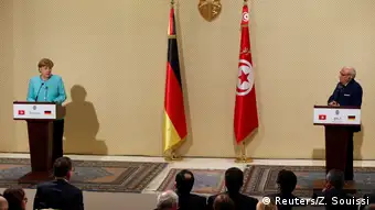 Tunesien Besuch Merkel PK mit Beji Caid Essebsi