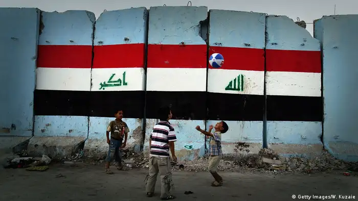 Irak Bagdad Sadr City Mauer (Getty Images/W. Kuzaie)