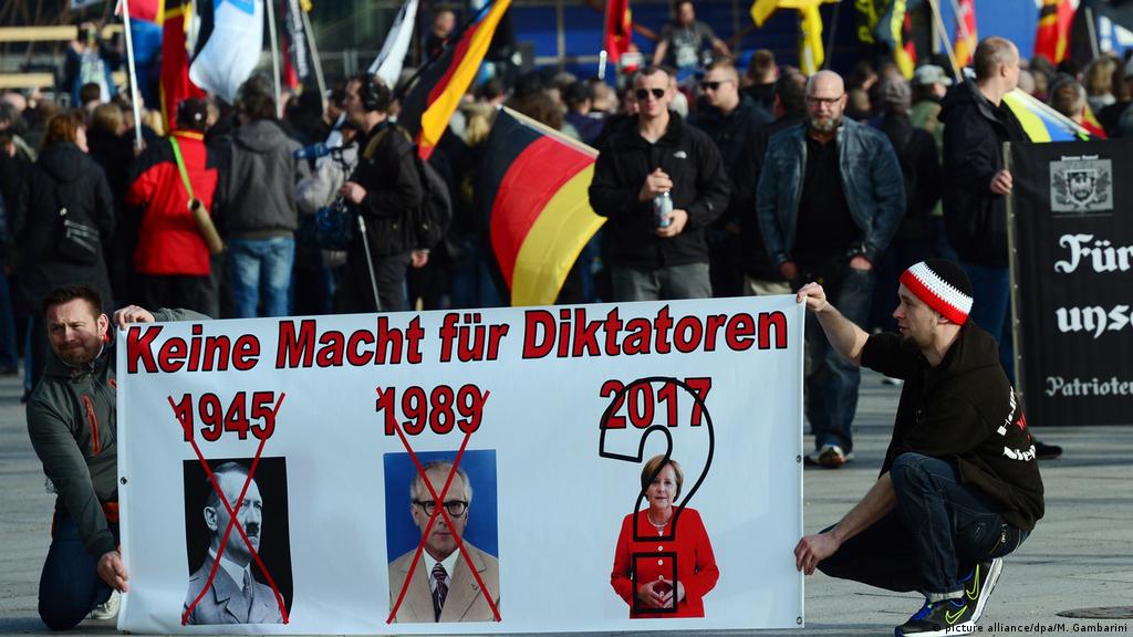Merkel muss weg protest demonstration Schlüsselanhänger Schlüsselband Lanyard 