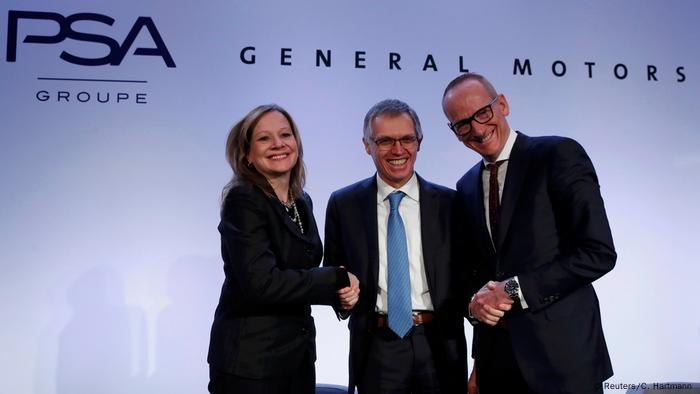 Frankreich PK PSA, General Motors und Opel (Reuters/C. Hartmann )