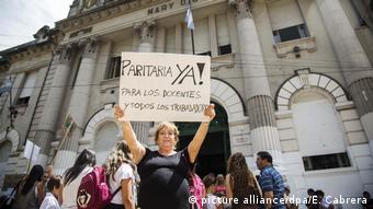 Lehrerstreik in Argentinien