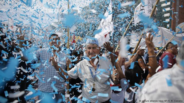 Argentinien Gewerkschaften rufen zum Generalstreik auf (picture alliance/dpa/AP/V. R. Caivano)