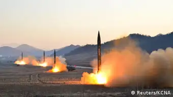 Nordkorea Raketentest bei Hwasong