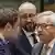 Belgien EU Gipfel in Brüssel Bettel, Michel und Juncker