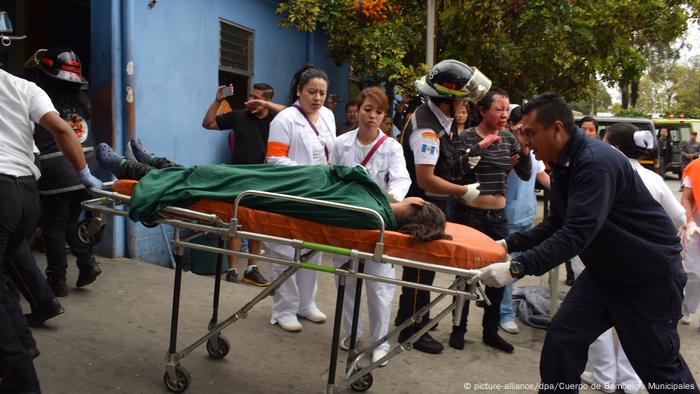 Guatemala Brand in Jugendheim (picture-alliance/dpa/Cuerpo de Bomberos Municipales)