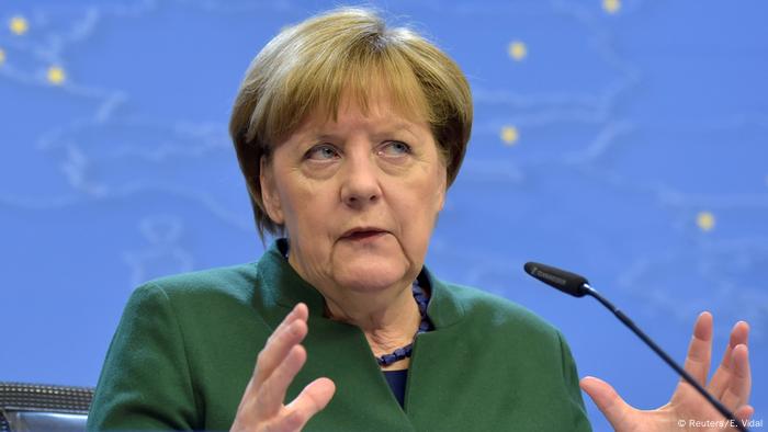 EU Gipfel in Brüssel Merkel PK Abschluss (Reuters/E. Vidal)