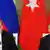 Russland Moskau - Präsident Putin und Erdogan bei Pressekonferenz