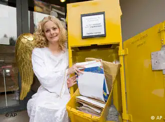 恩格斯基兴邮局的信箱