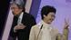 Carrie Lam, John Tsang Chun-wah Hongkong TV Debatte Carrie Lam, John Tsang Chun-wah Hongkong TV Debatte