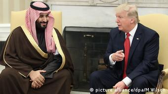 Donald Trump Mohammed bin Salman Saudi Arabien