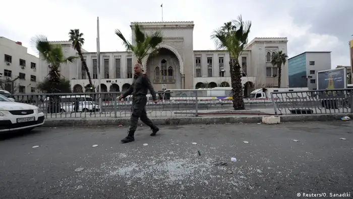 Syrien Anschlag in Damaskus im Alten Justizpalast (Reuters/O. Sanadiki)
