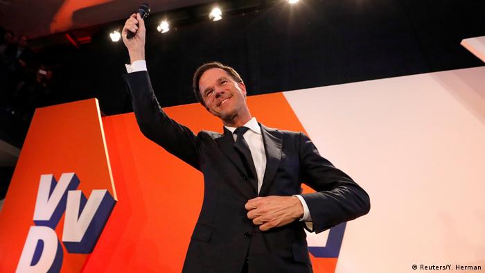 Niederlande Wahlen Mark Rutte in Den Haag