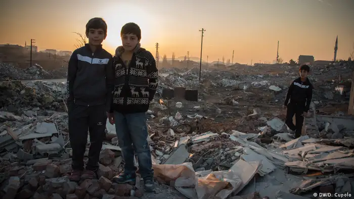 Syrian children near Ankara