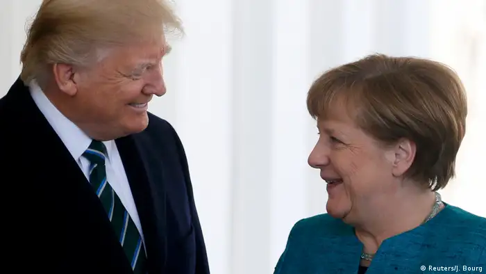 USA Merkel und Trump
