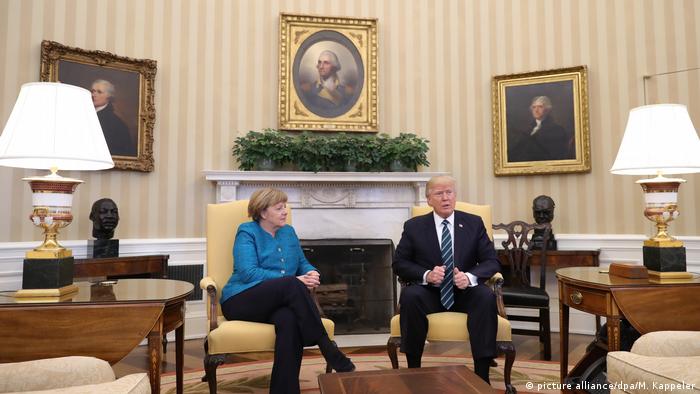 USA Merkel und Trump