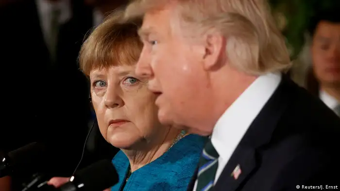 USA - Donald Trump trifft Angela Merkel
