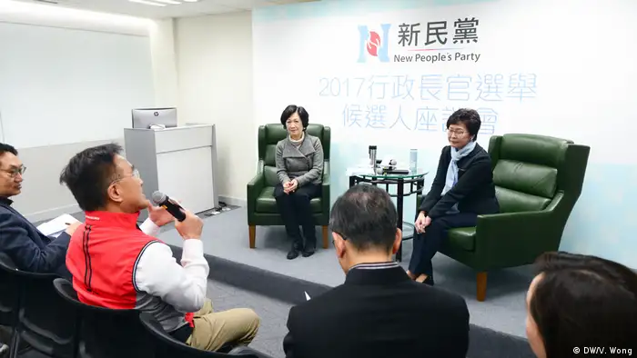 Hongkong New People's Party | Carrie Lam und Regina Ip