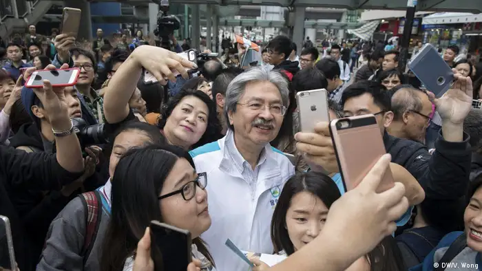 Hongkong New People's Party | John Tsang Chun-wah (DW/V. Wong)