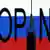 Надпись "допинг" на фоне флага РФ