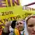 Deutschland Zehntausende Kurden gehen in Frankfurt auf die Straße