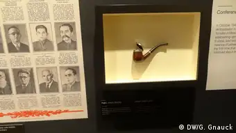Stalin's pipe at the Museum of the Second World War