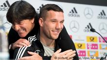 Lukas Podolski se despide de la selección alemana