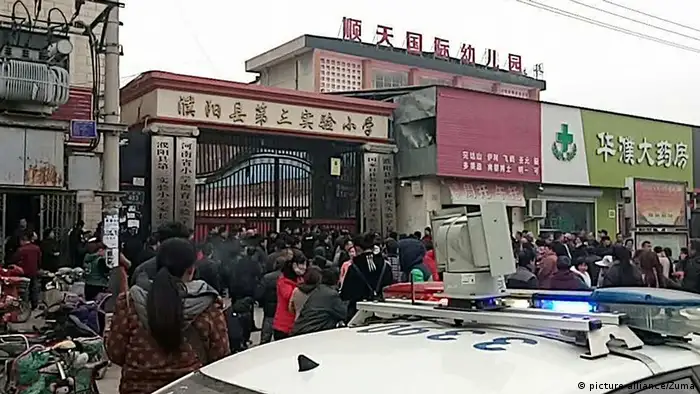 China Henan Grundschule Massenpanik
