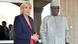 Marine Le Pen with Chad's president Idriss Deby Marine Le Pen with Chad's president Idriss Deby