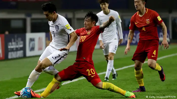 China Fußball WM Qualifikation China - Südkorea