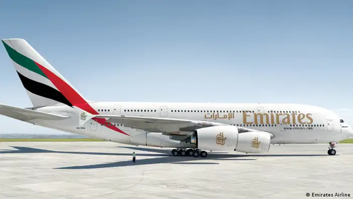 Este 26 de marzo Emirates estrenó la conexión entre el aeropuerto Guarulhos, en Sao Paulo y Dubái, Emirates es uno de los mayores operadores turísticos del mundo, con 92 aeronaves y más de 50 pedidos en curso. Esta es la primera ruta comercial regular con un A380 hacia América del Sur. 