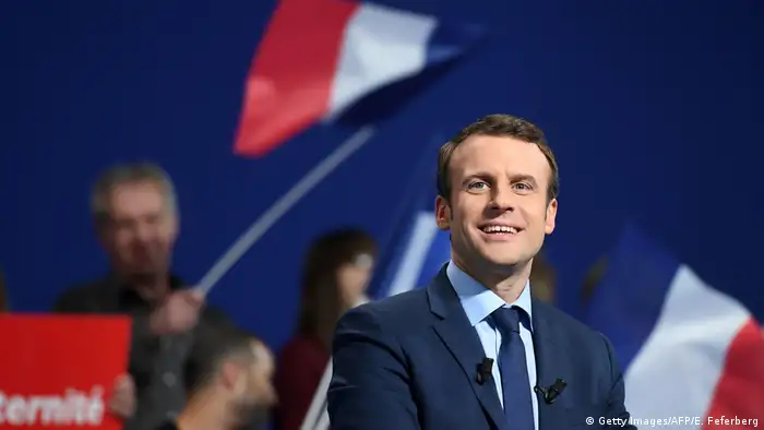 Frankreich Wahlen - Macrons Wahlkampf
