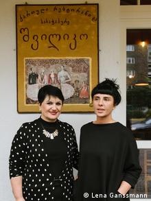 Rusudan Gorgiladze und Inga Akhvlediani vom Berliner Restaurant Schwiliko (Foto: Lena Ganssmann)