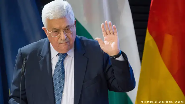 Deutschland Palästinenserpräsident Mahmud Abbas in Berlin (picture-alliance/dpa/S. Stache)