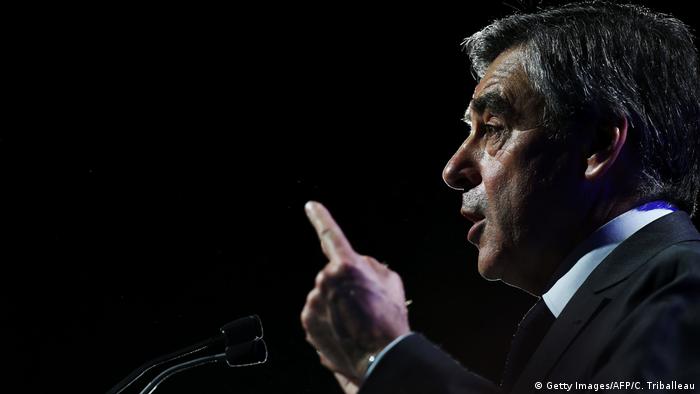 Frankreich Francois Fillon in Caen (Getty Images/AFP/C. Triballeau)