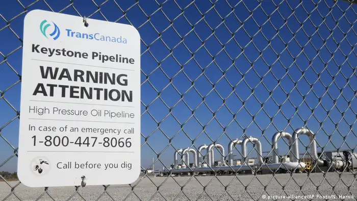 Keystone Pipeline TransCanada Pumpstation (picture-alliance/AP Photo/N. Harnik)