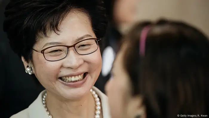HongKong Chief Executive Wahlen Carrie Lam