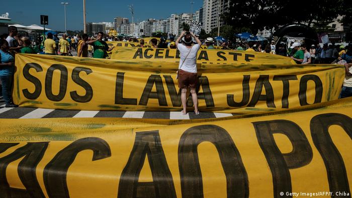 Protesto a favor da Lava Jato no Rio de Janeiro em 2017