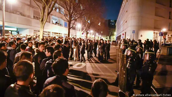 Paris Frankreich Protest Polizeigewalt