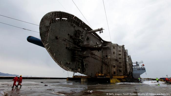 法院判决 韩国政府为世越号沉船承担共同责任 德国之声来自德国介绍德国 Dw 20 07 2018